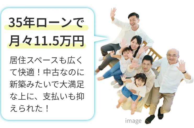 35年ローンで月々11.5万円